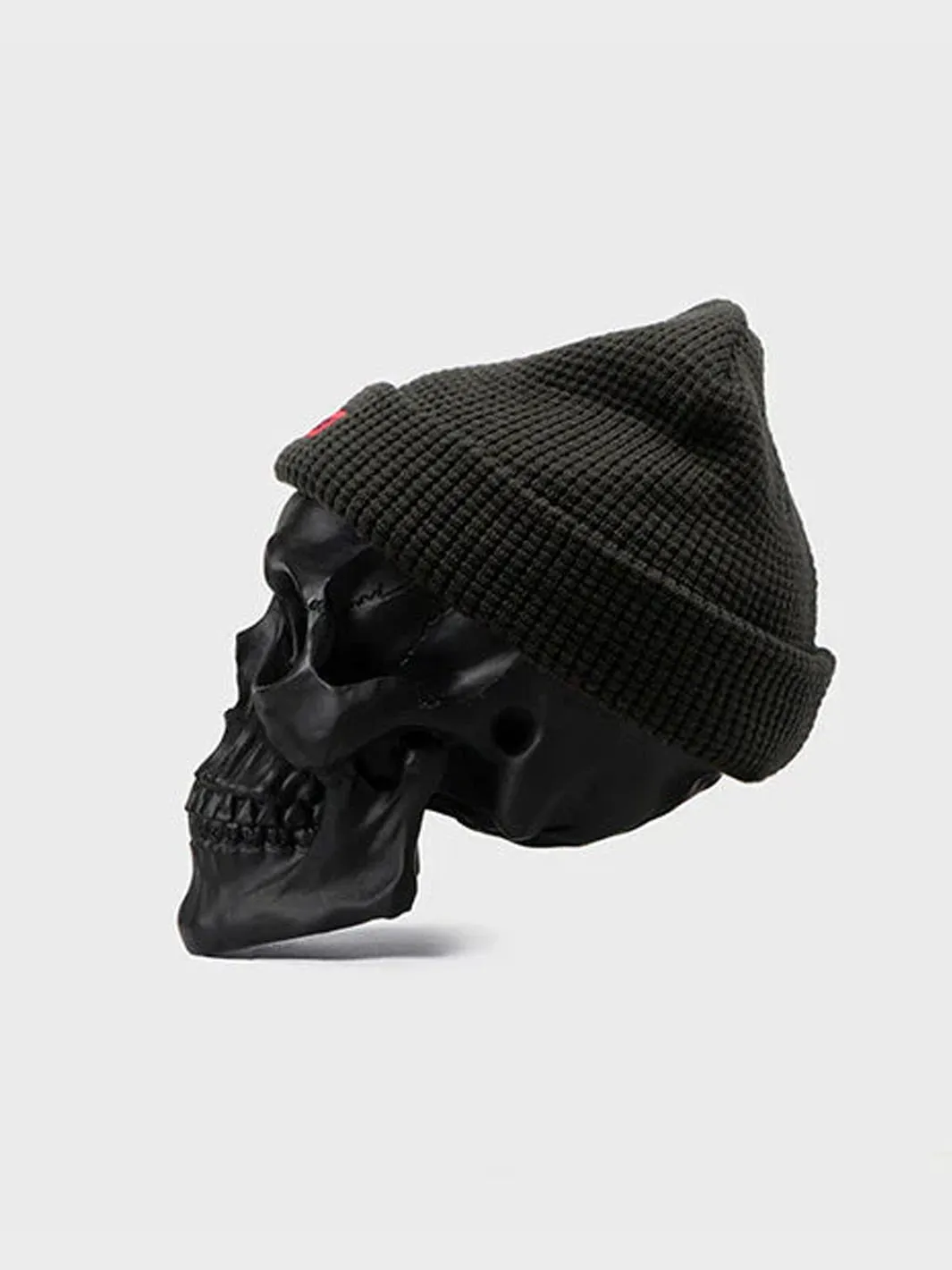 DOOM STEEZE WAFFLE KNIT BEANIE