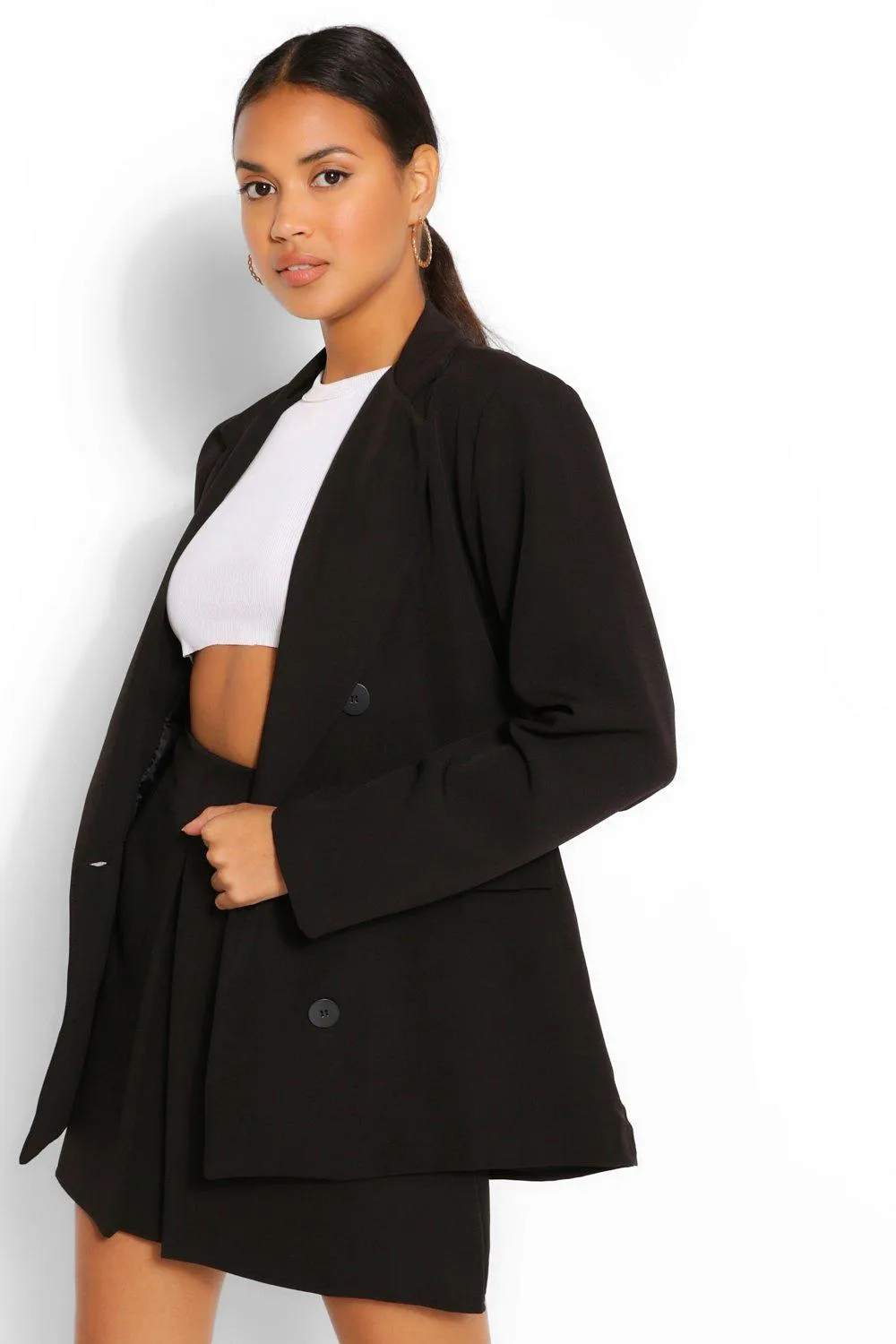 Double Breasted Oversized Blazer