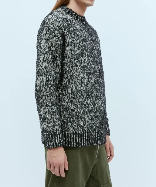 Dries Van Noten  |Crew Neck Pullovers Wool Street Style Long Sleeves Designers