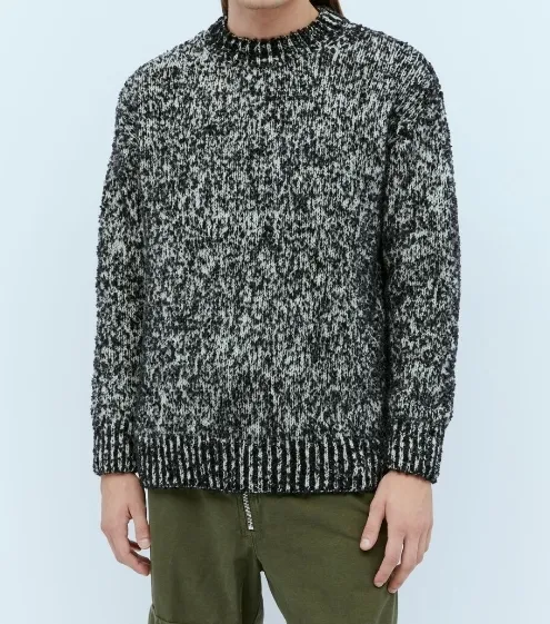 Dries Van Noten  |Crew Neck Pullovers Wool Street Style Long Sleeves Designers