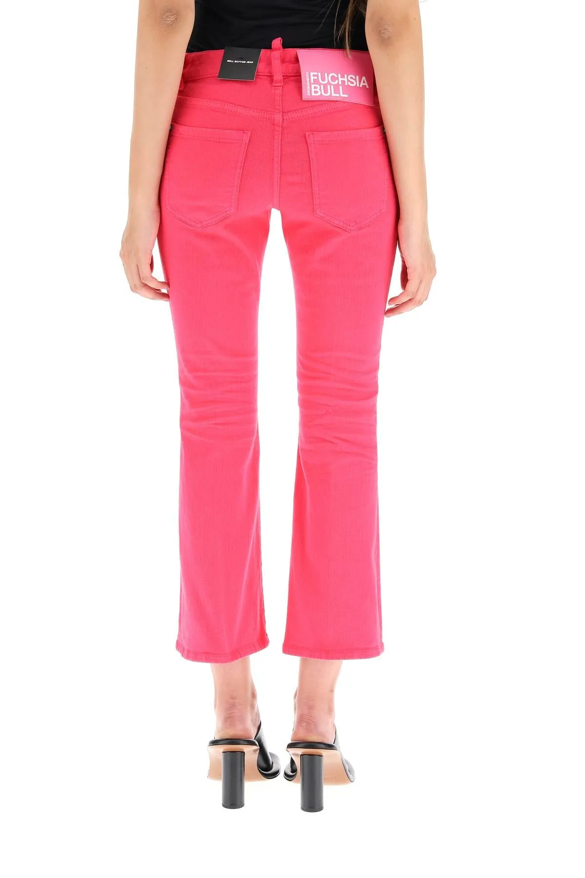 Dsquared2 Bootcut High-Waist Cropped Trousers