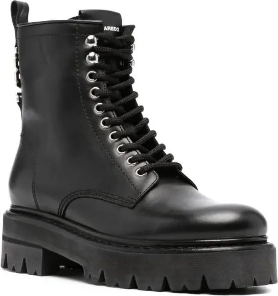 DSQUARED2 Icon Clubbing combat boots Black