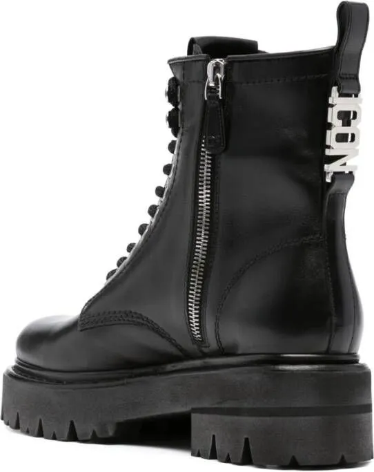 DSQUARED2 Icon Clubbing combat boots Black