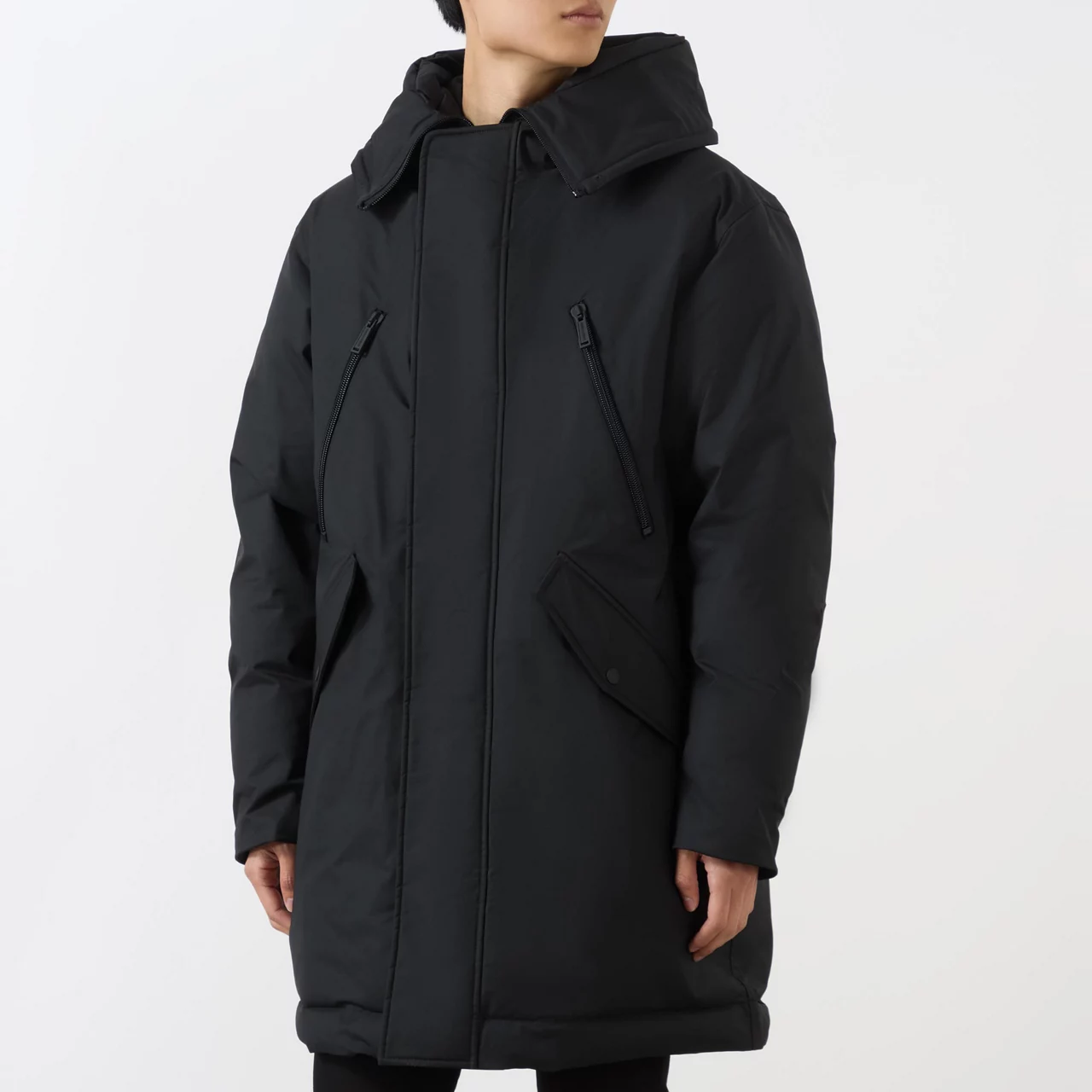 DSQUARED2 Techno Down Padded Water-Proof Parka - Black