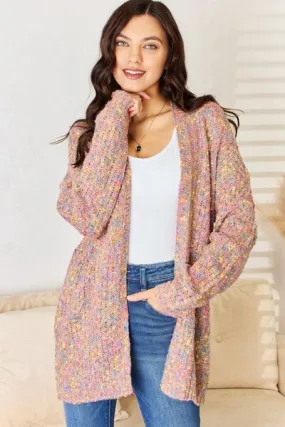 Eloise Multicolor Open Front Knit Cardigan