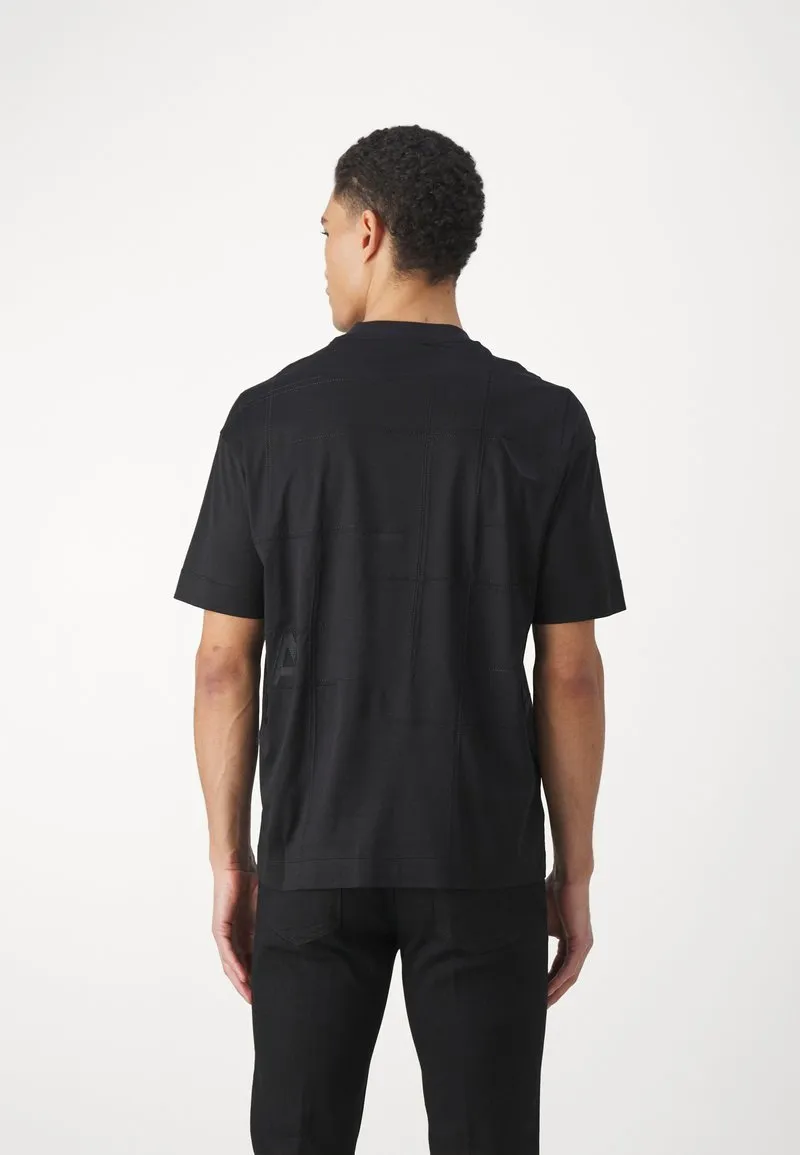 EMPORIO ARMANI  |Crew Neck Pullovers Street Style Plain Cotton Short Sleeves