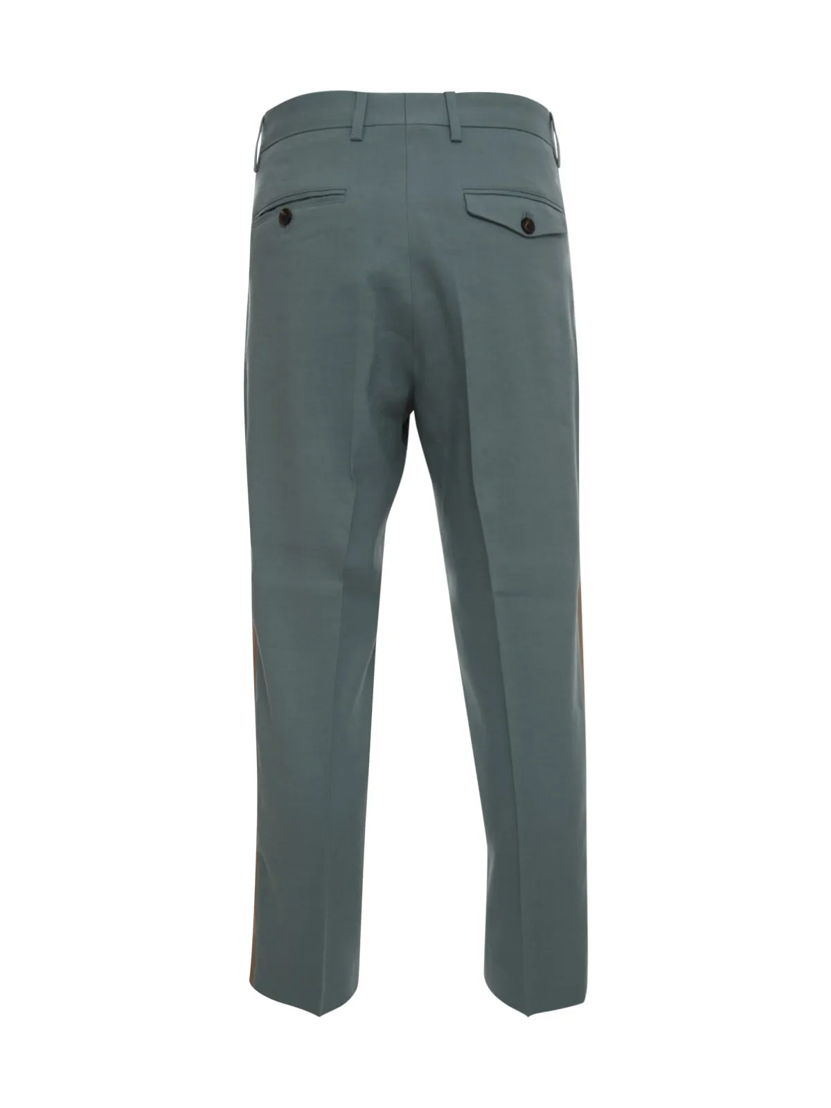 Etro Side-Band Cropped Chino Trousers