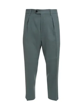 Etro Side-Band Cropped Chino Trousers