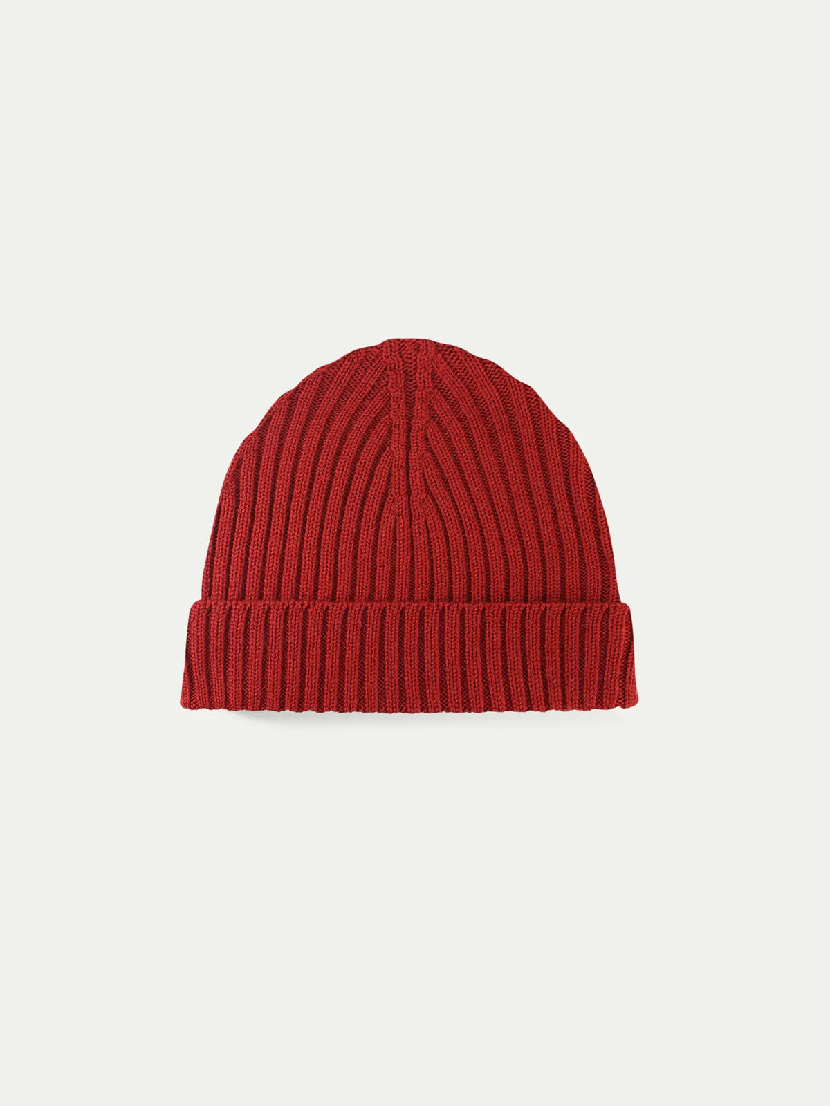 Extrafine Merino Hat Burnt Sienna