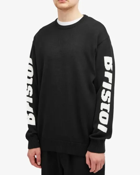 F.C.Real Bristol  |Crew Neck Pullovers Street Style Long Sleeves Plain Cotton