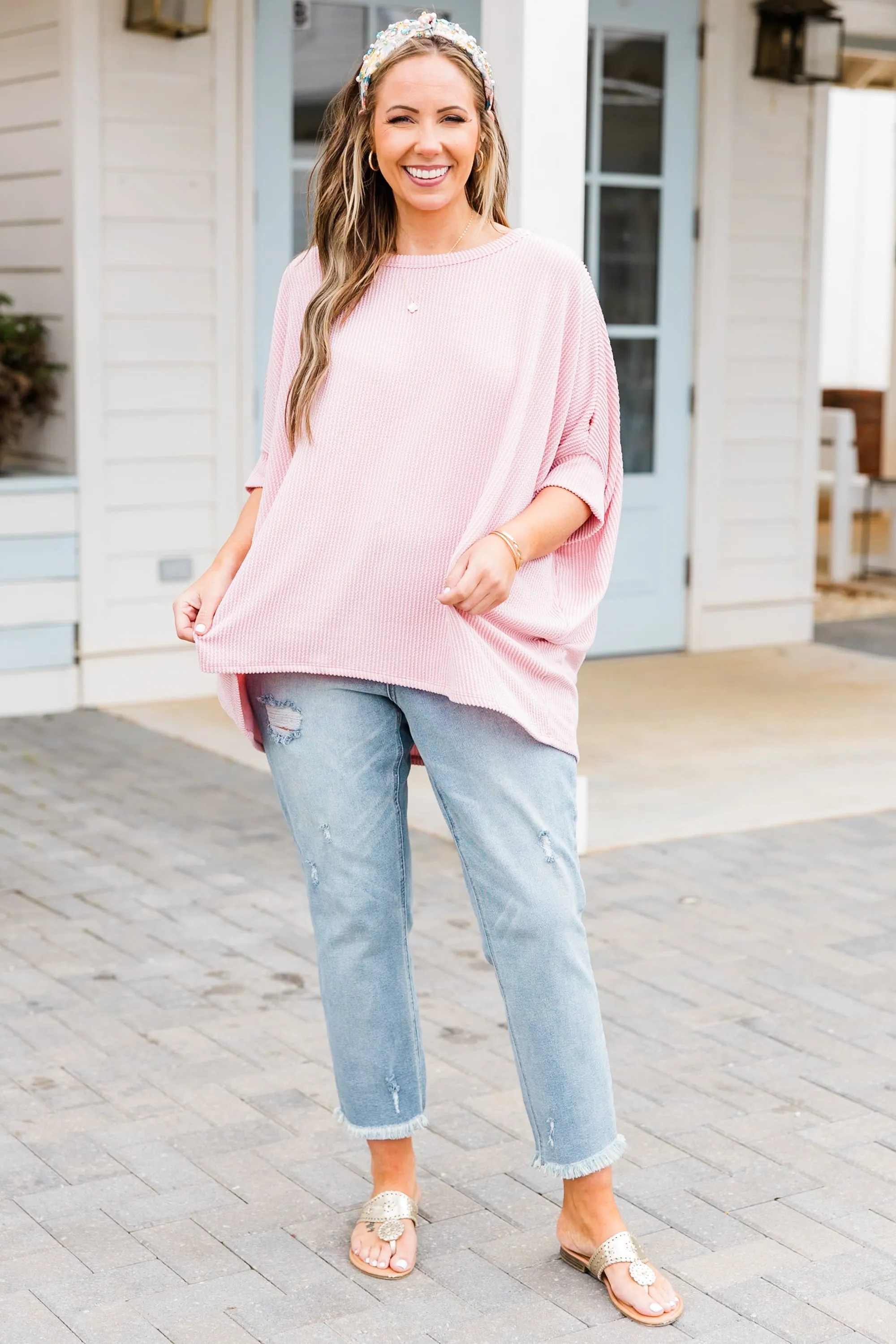 Fierce As Fire Top, Blush