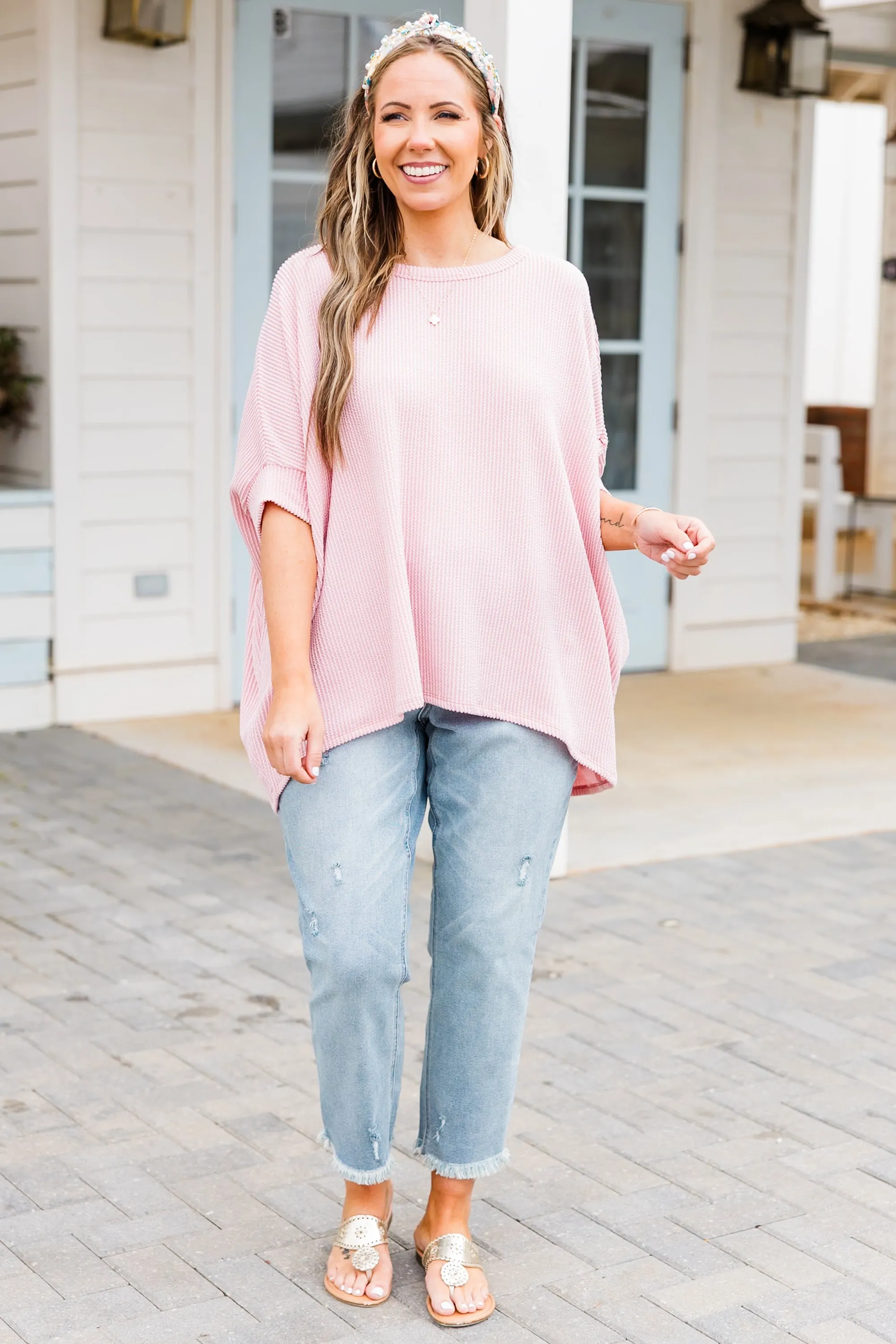 Fierce As Fire Top, Blush