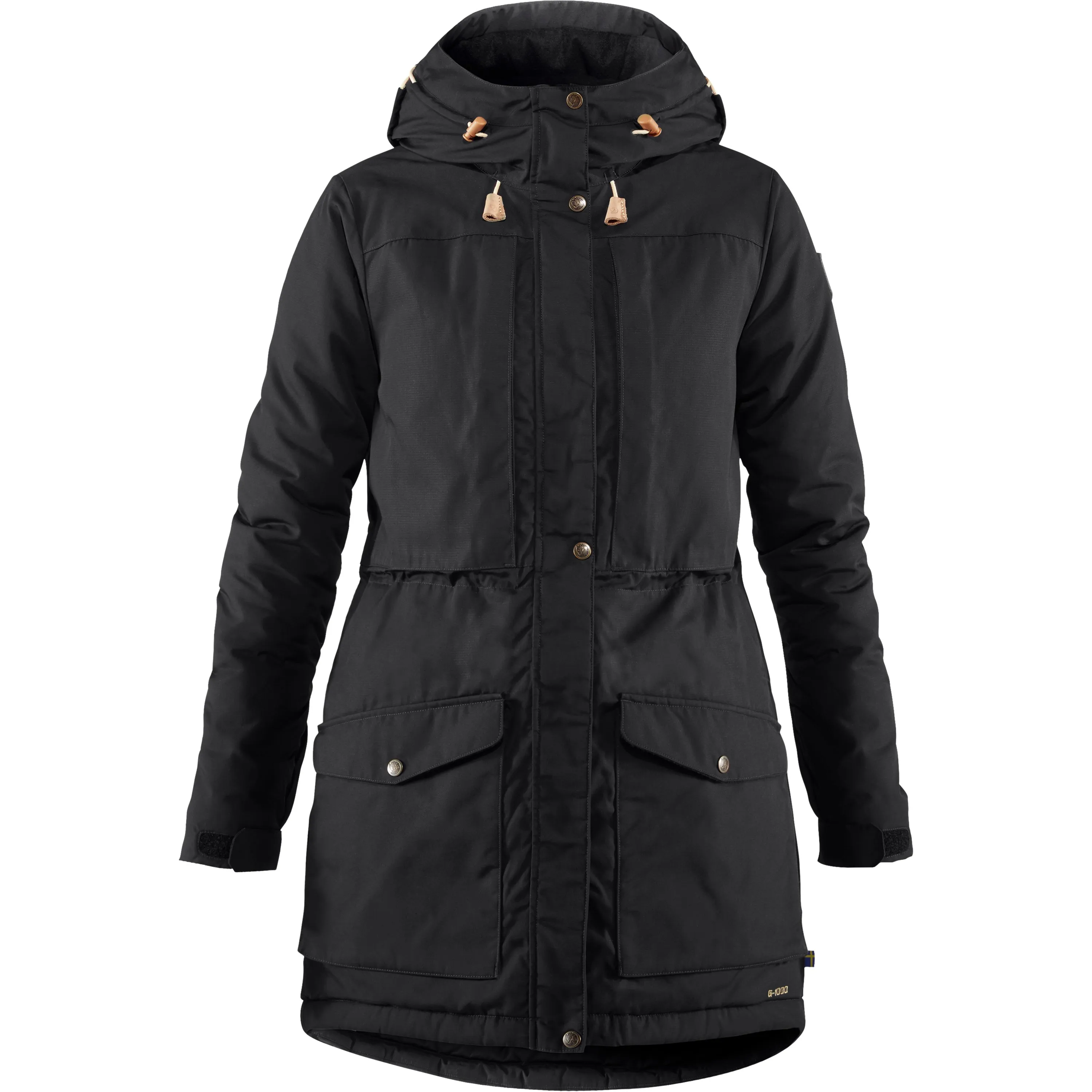 Fjällräven Women's Singi Wool Padded Parka Black | Buy Fjällräven Women's Singi Wool Padded Parka Black here | Outnort