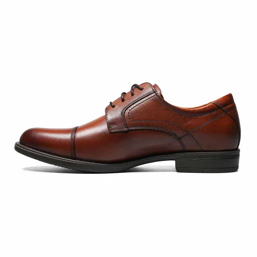 Florsheim Midtown Cognac Leather Cap Toe Oxfords