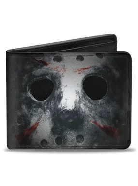 Friday the 13th Jason Mask Close Up Wallet