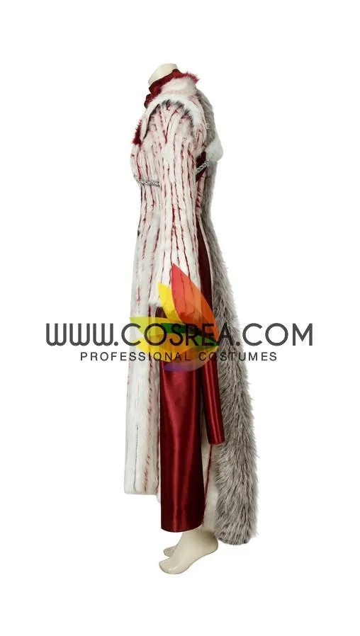 Game of Thrones Daenerys Season 8 Faux Fur Cosplay Costume