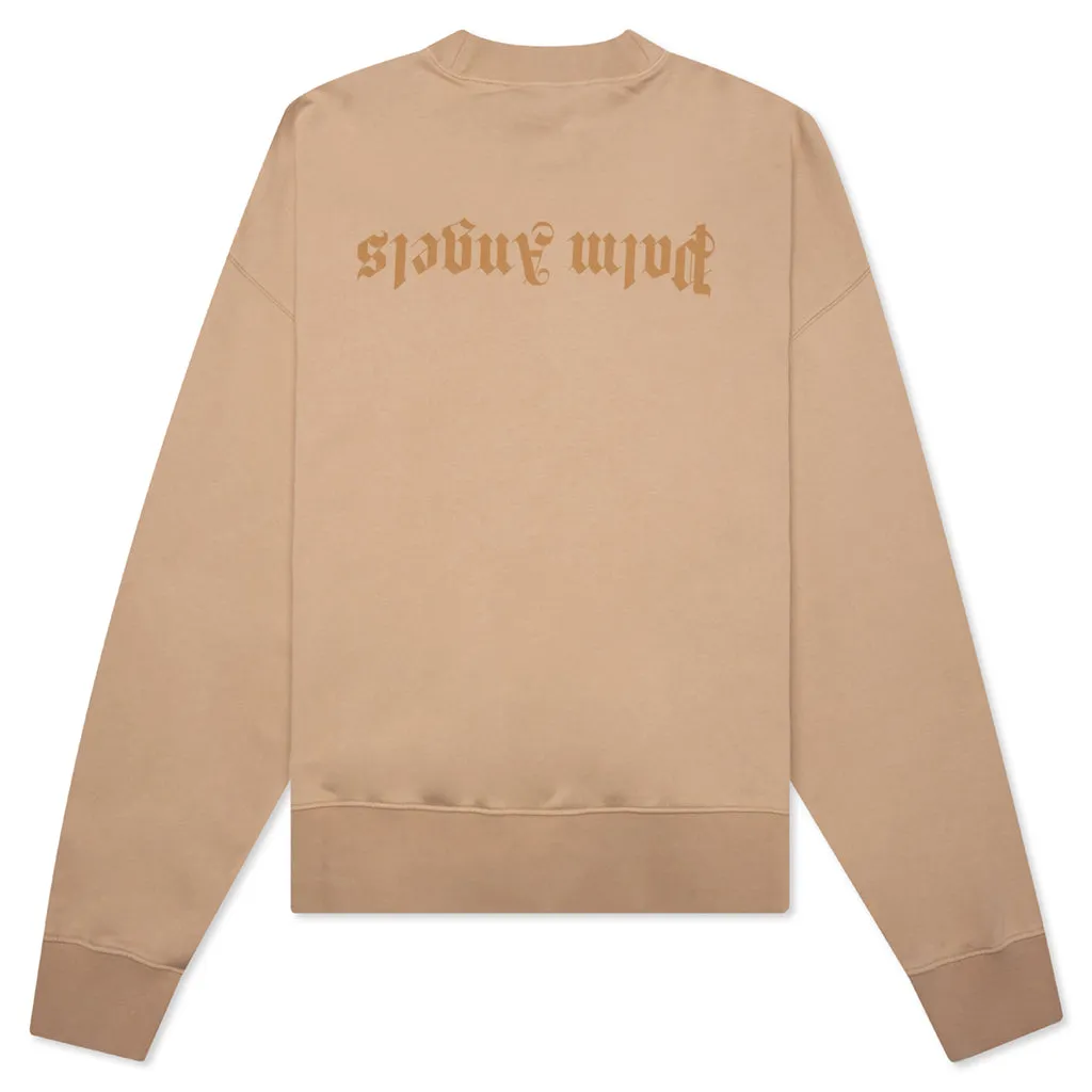 GD Reverse Logo Crewneck - Beige