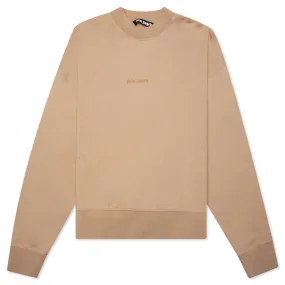 GD Reverse Logo Crewneck - Beige