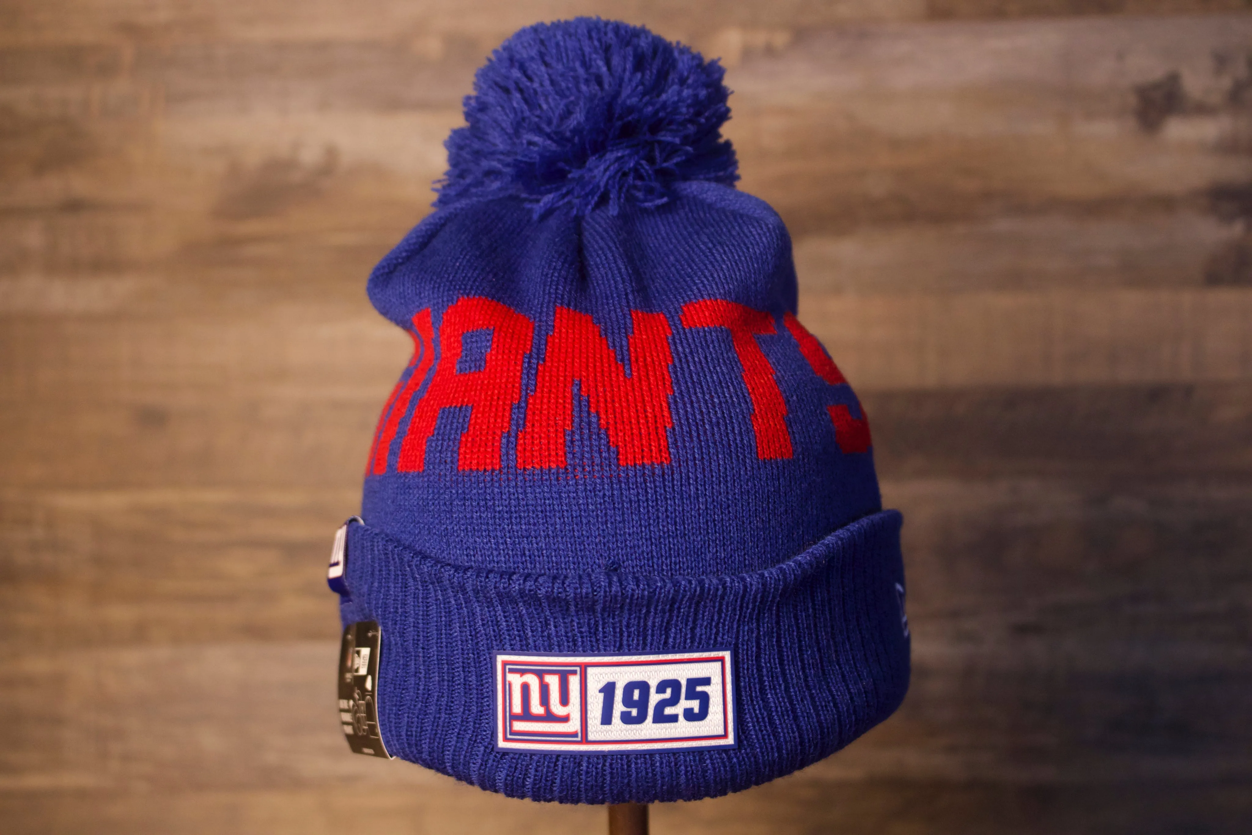 Giants Beanie | New York Giants 2019 On-Field Beanie | Giants Blue Winter Hat