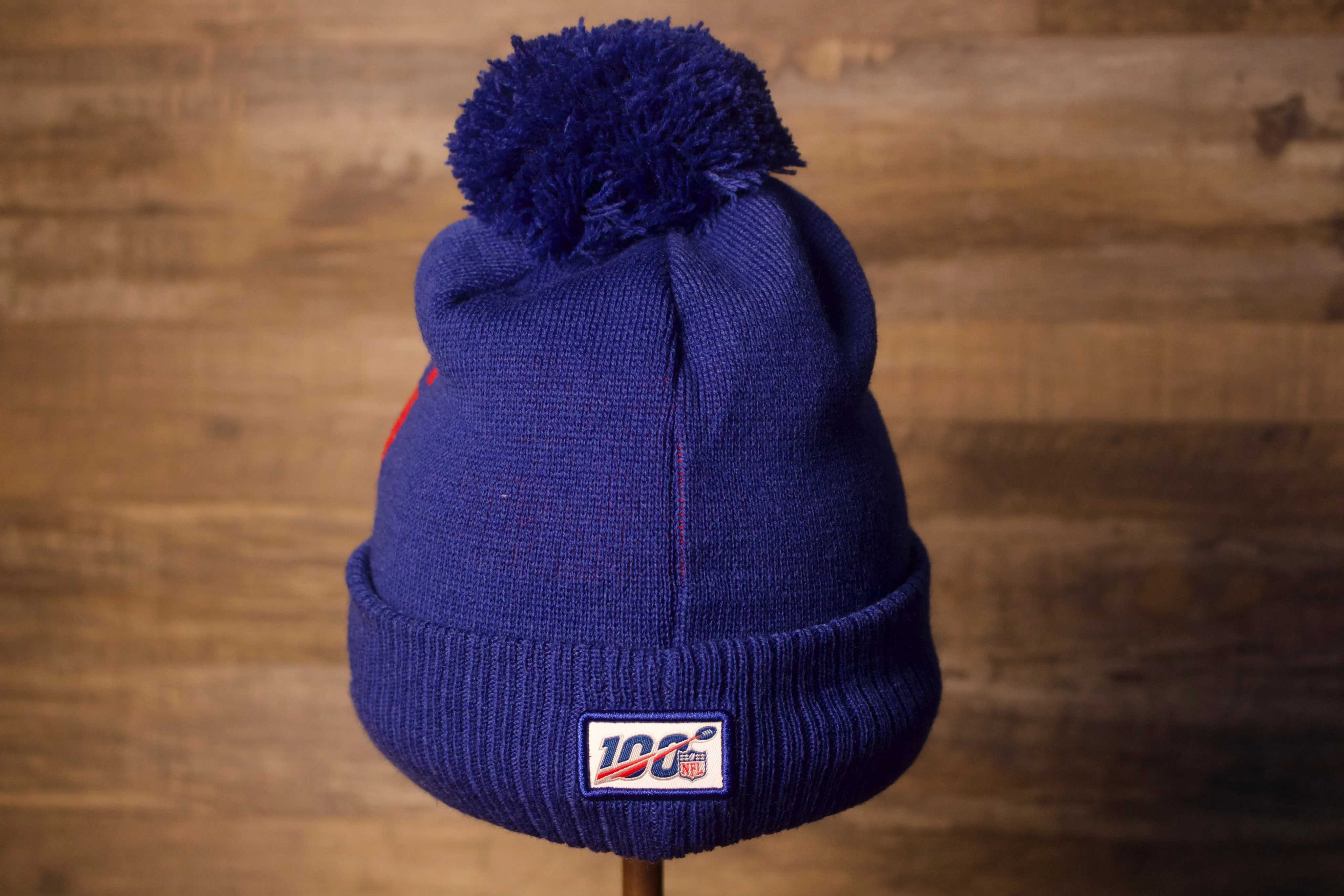 Giants Beanie | New York Giants 2019 On-Field Beanie | Giants Blue Winter Hat