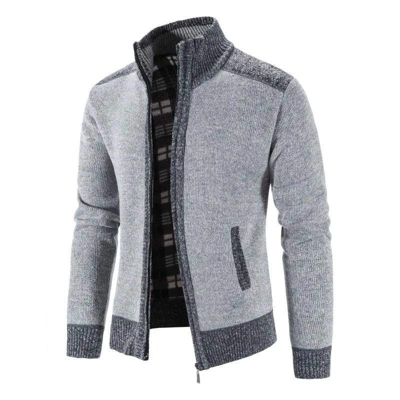 Gilet / cardigan tricoté à col montant pour homme Favocent - 21920SF