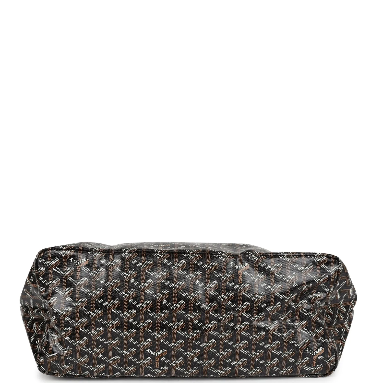 Goyard Goyardine Black St. Louis PM Tote Bag Palladium Hardware