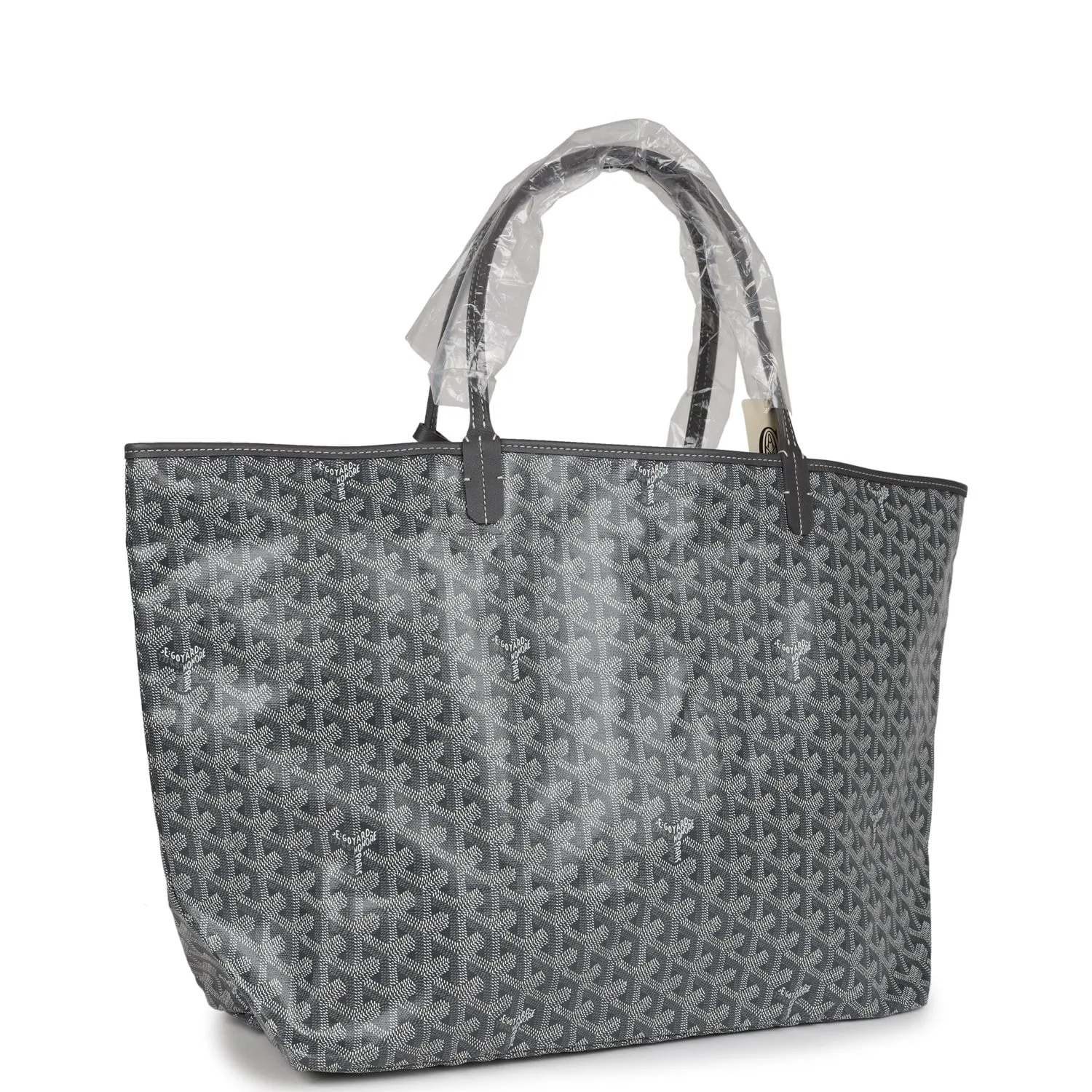 Goyard Goyardine Grey St. Louis GM Tote Bag Palladium Hardware