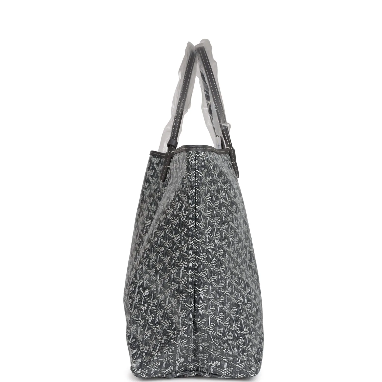 Goyard Goyardine Grey St. Louis GM Tote Bag Palladium Hardware