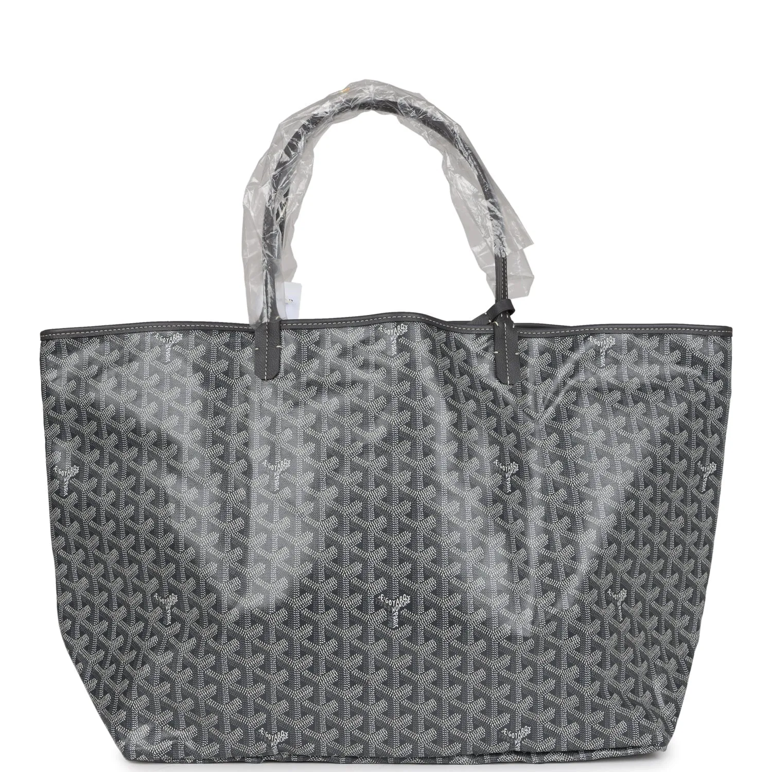 Goyard Goyardine Grey St. Louis GM Tote Bag Palladium Hardware