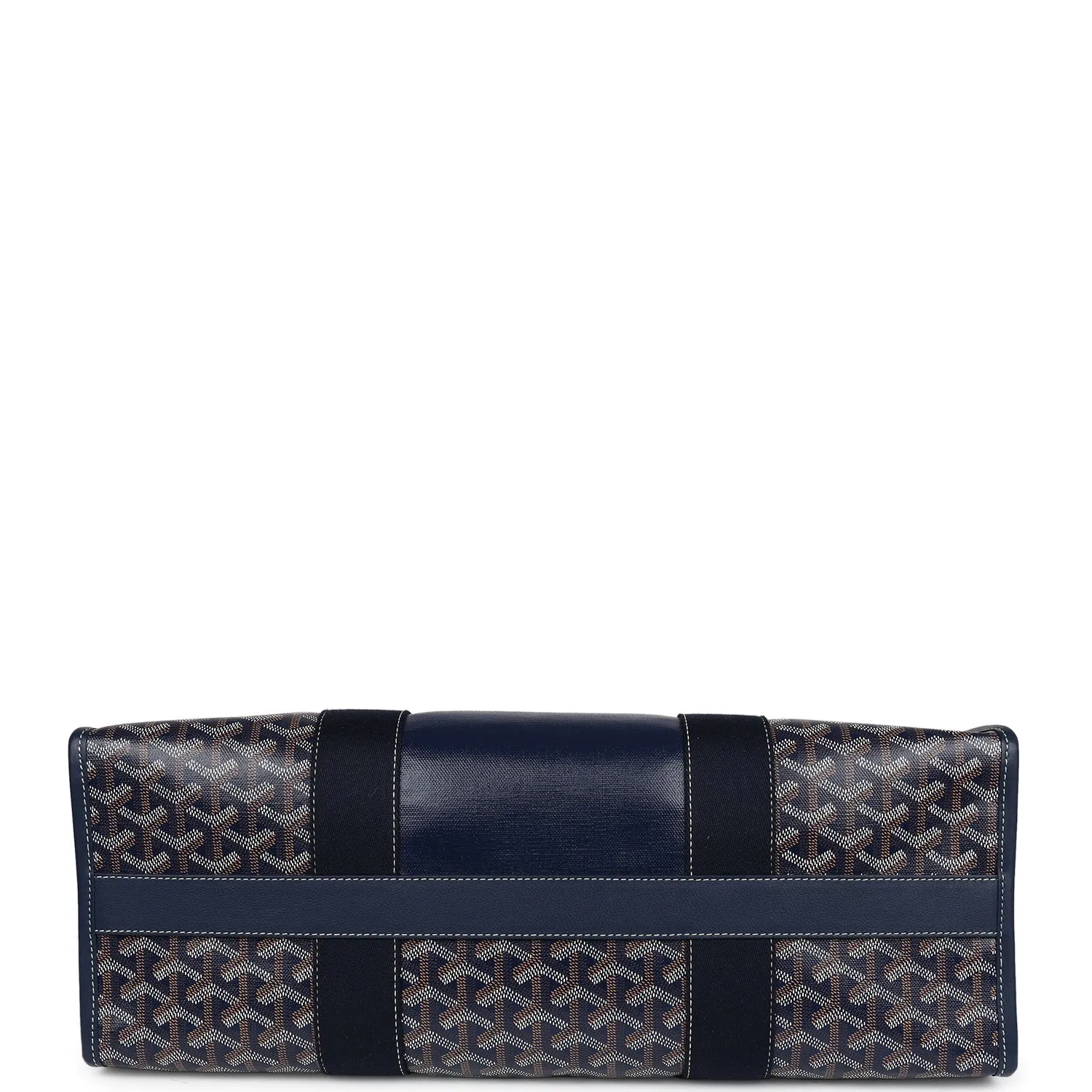 Goyard Villette Tote Bag MM Navy Blue Goyardine Canvas & Chevroches Calfskin