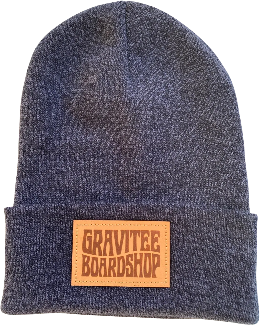 Gravitee Leather Patch Beanie