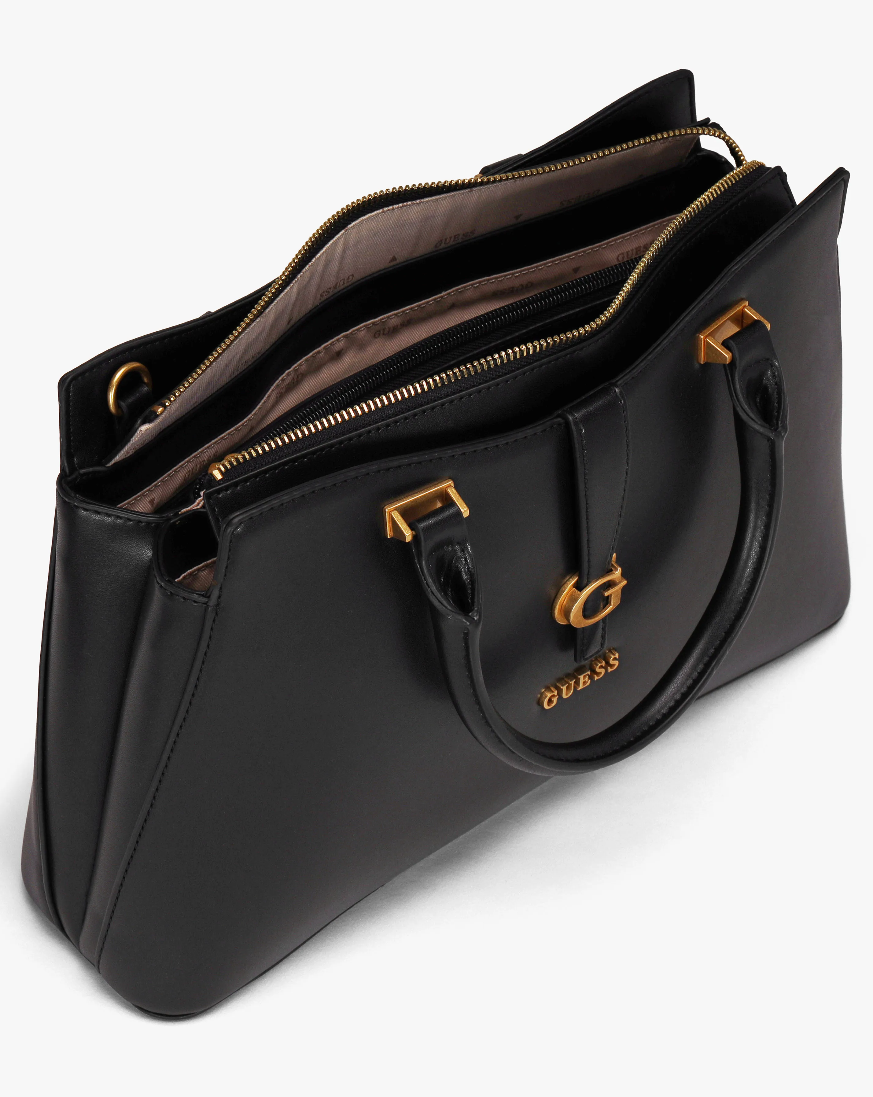 Guess Kuba Tri Black Tote Bag | Simply Be