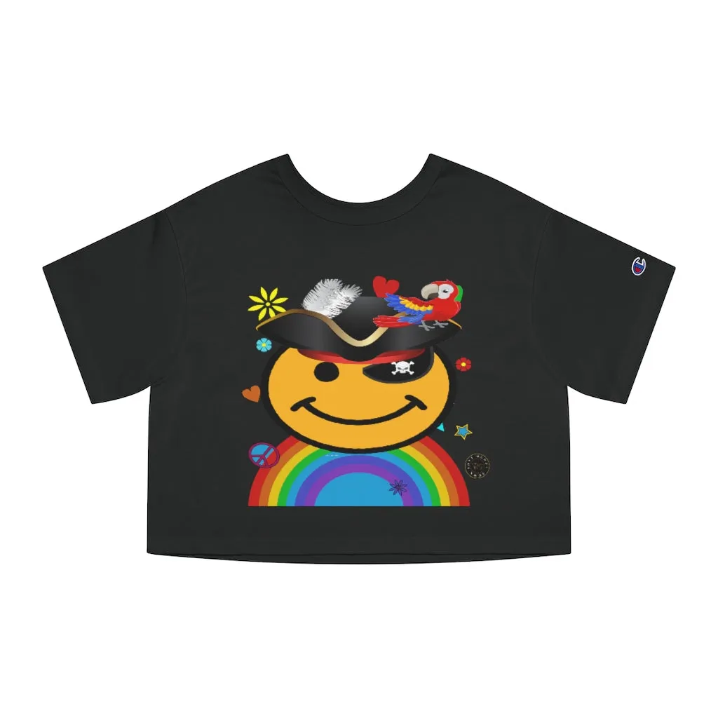 Happy Pirate Cropped T-Shirt