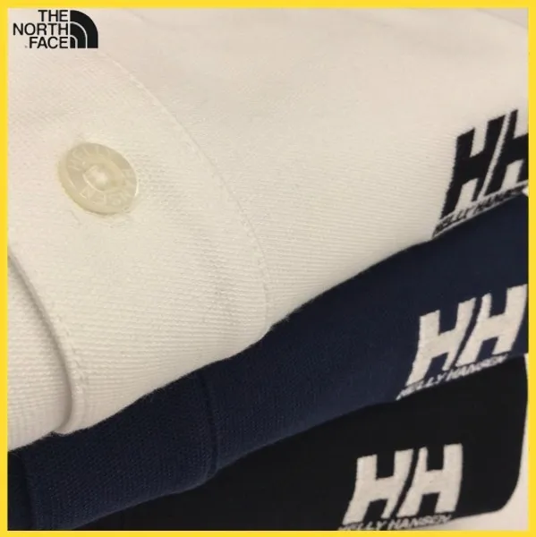 HELLY HANSEN  |Street Style Cotton Short Sleeves Logo Polos