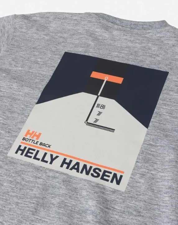 HELLY HANSEN  |Street Style Long Sleeves Plain Logo Sweatshirts