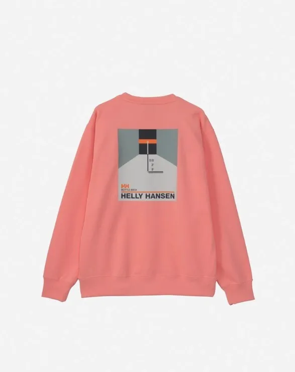 HELLY HANSEN  |Street Style Long Sleeves Plain Logo Sweatshirts