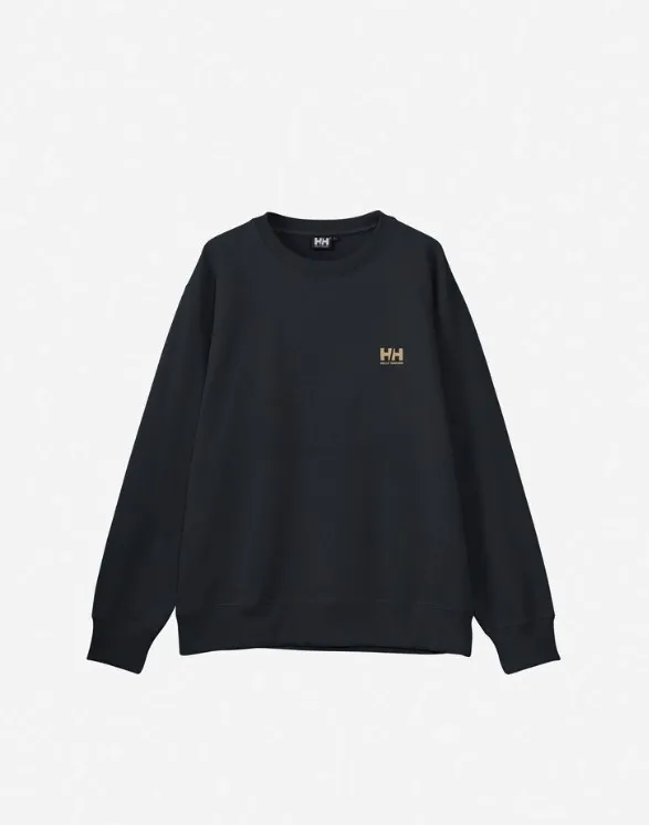 HELLY HANSEN  |Street Style Long Sleeves Plain Logo Sweatshirts