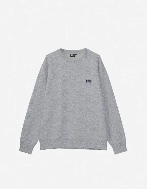 HELLY HANSEN  |Street Style Long Sleeves Plain Logo Sweatshirts