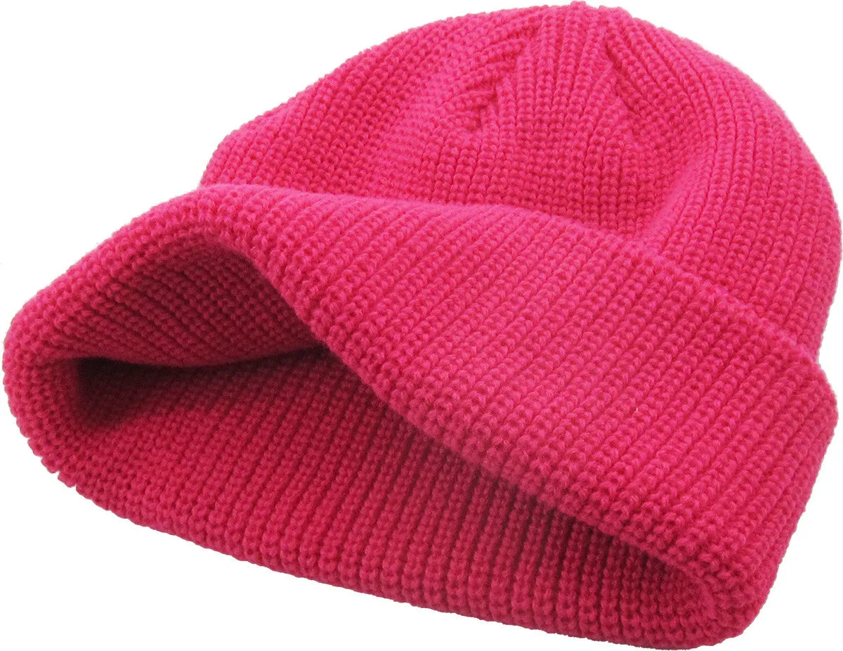 Hot Pink Fisherman Beanie