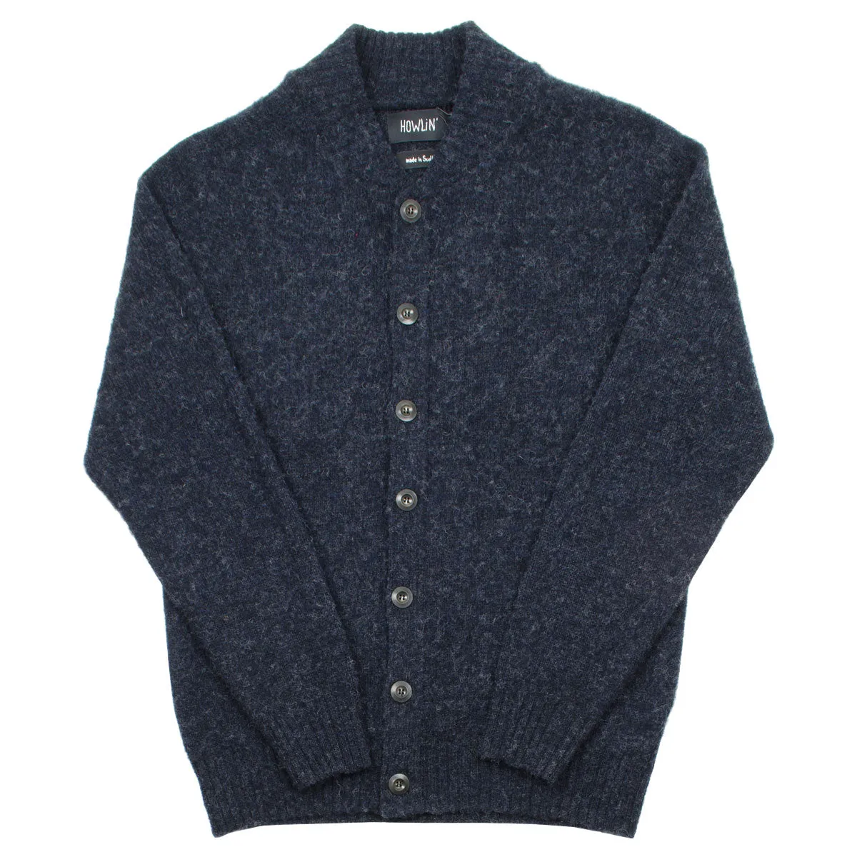 Howlin' - Four Eyes Wool Cardigan - Charcoal