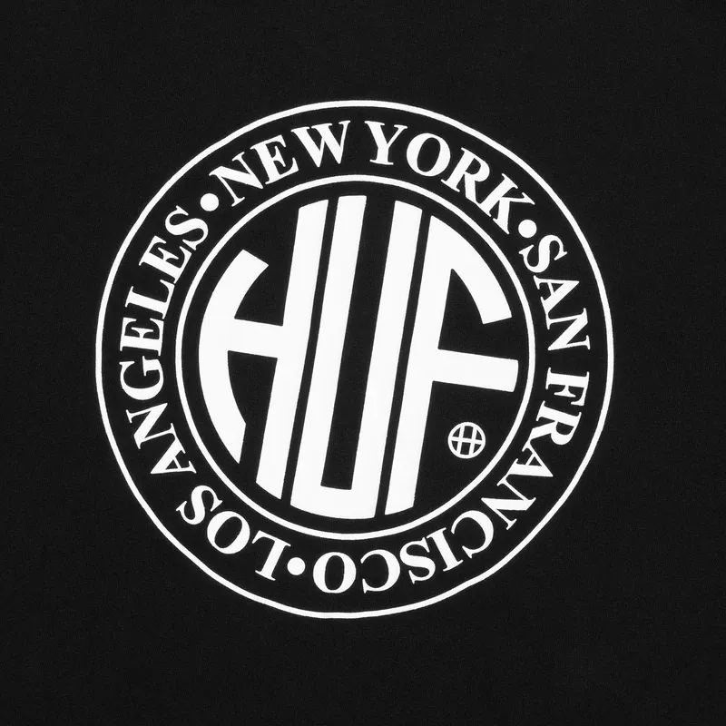 HUF  |Crew Neck Pullovers Unisex Street Style Plain Cotton