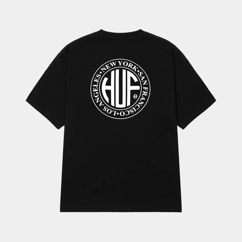 HUF  |Crew Neck Pullovers Unisex Street Style Plain Cotton