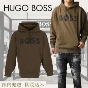 Hugo Boss  |Pullovers Unisex Street Style Long Sleeves Plain Cotton Logo