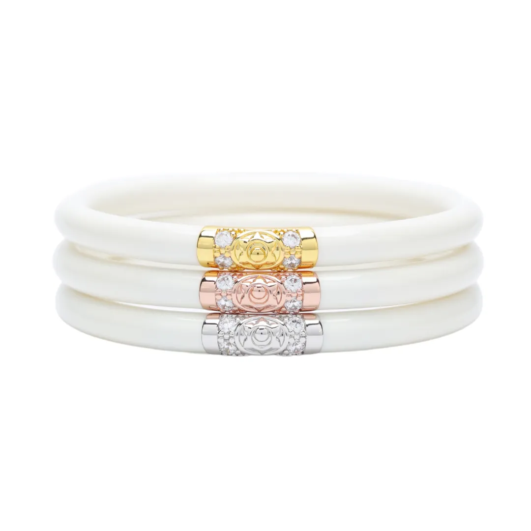 Ivory Three Kings BuDhaGirl All Weather Bangle Set (Set of 3)