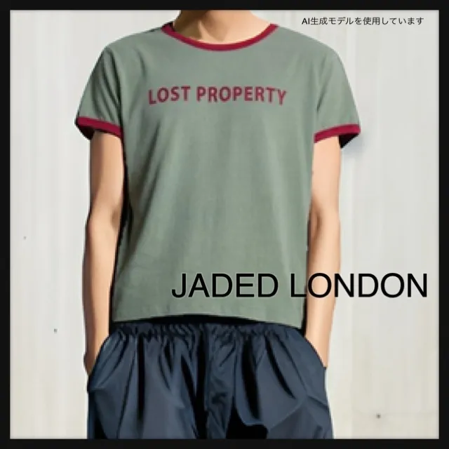 JADED LONDON  |Pullovers Street Style Plain Cotton Short Sleeves