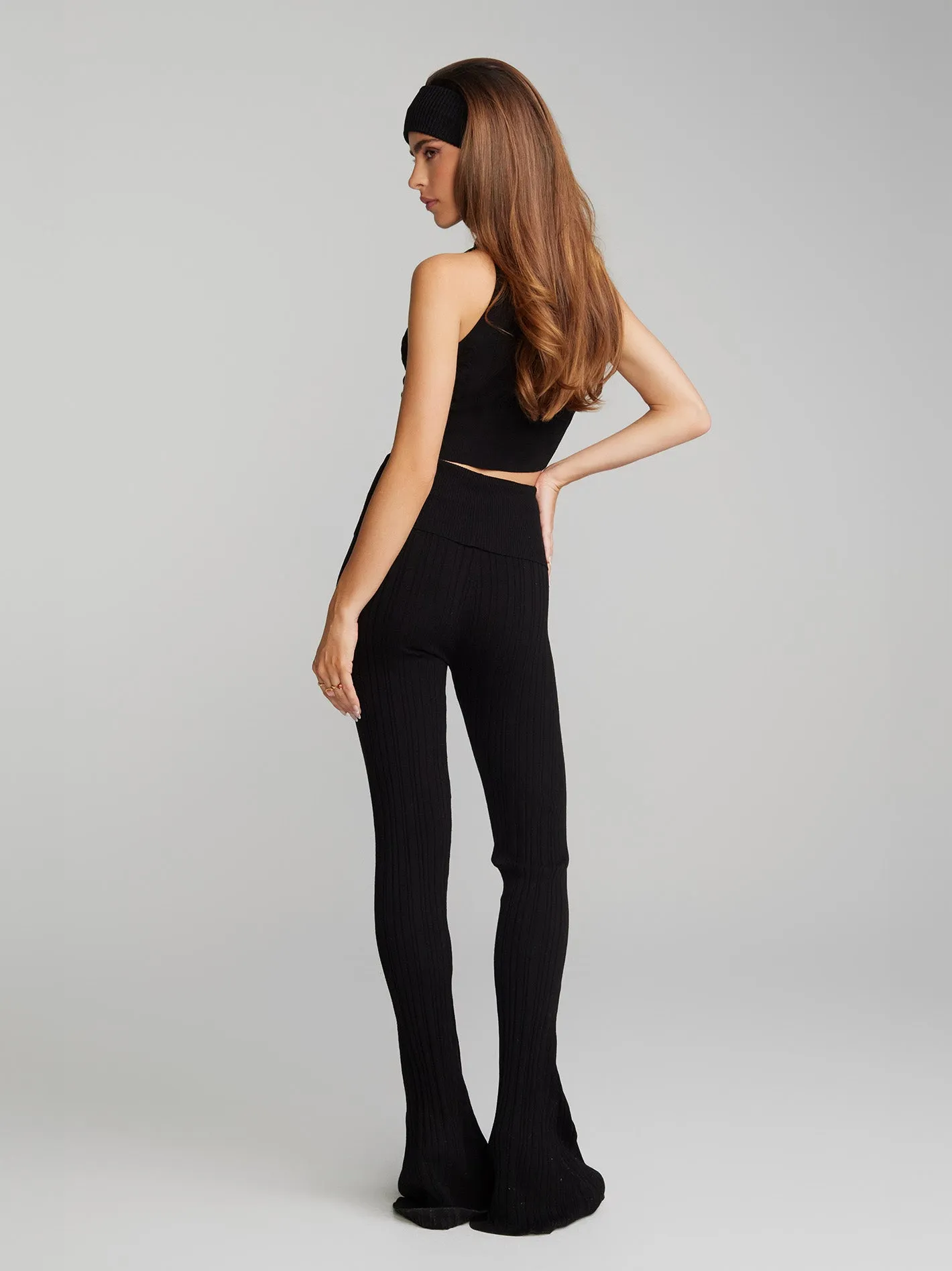 Janelle Knit Pants (Black)