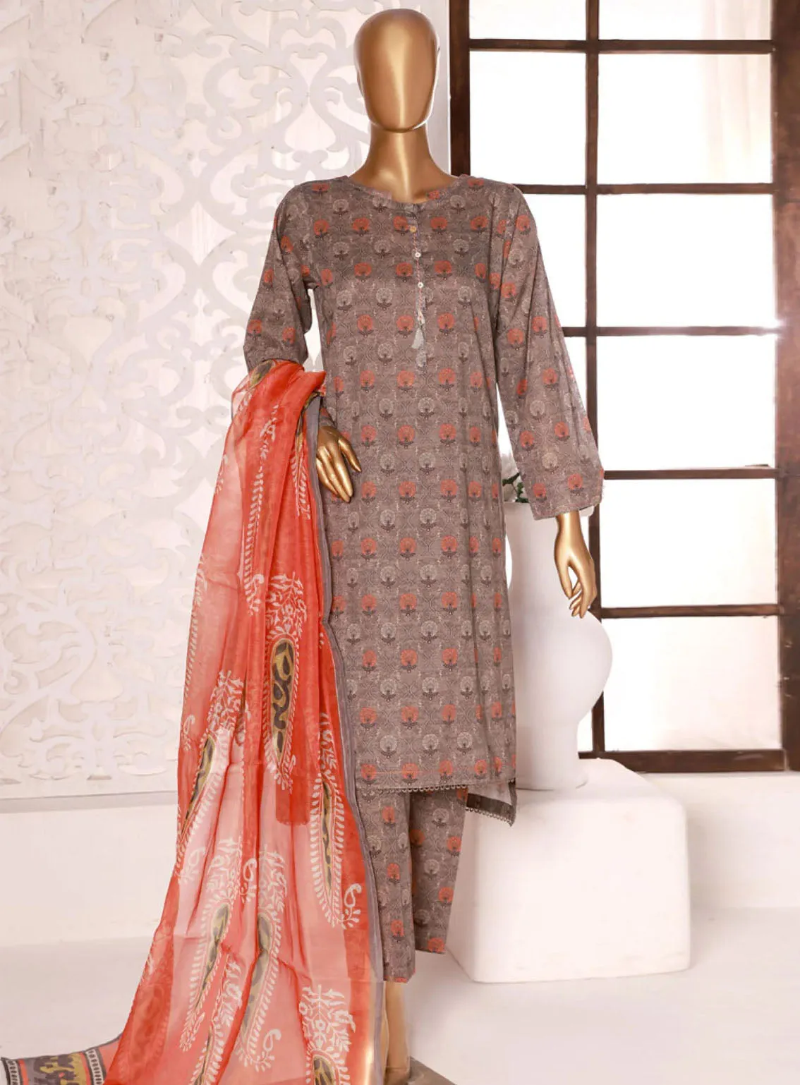 Kaavish By HZ Textile Printed Co-Ords Lawn Stitched Suit - HZ24KPL D-402