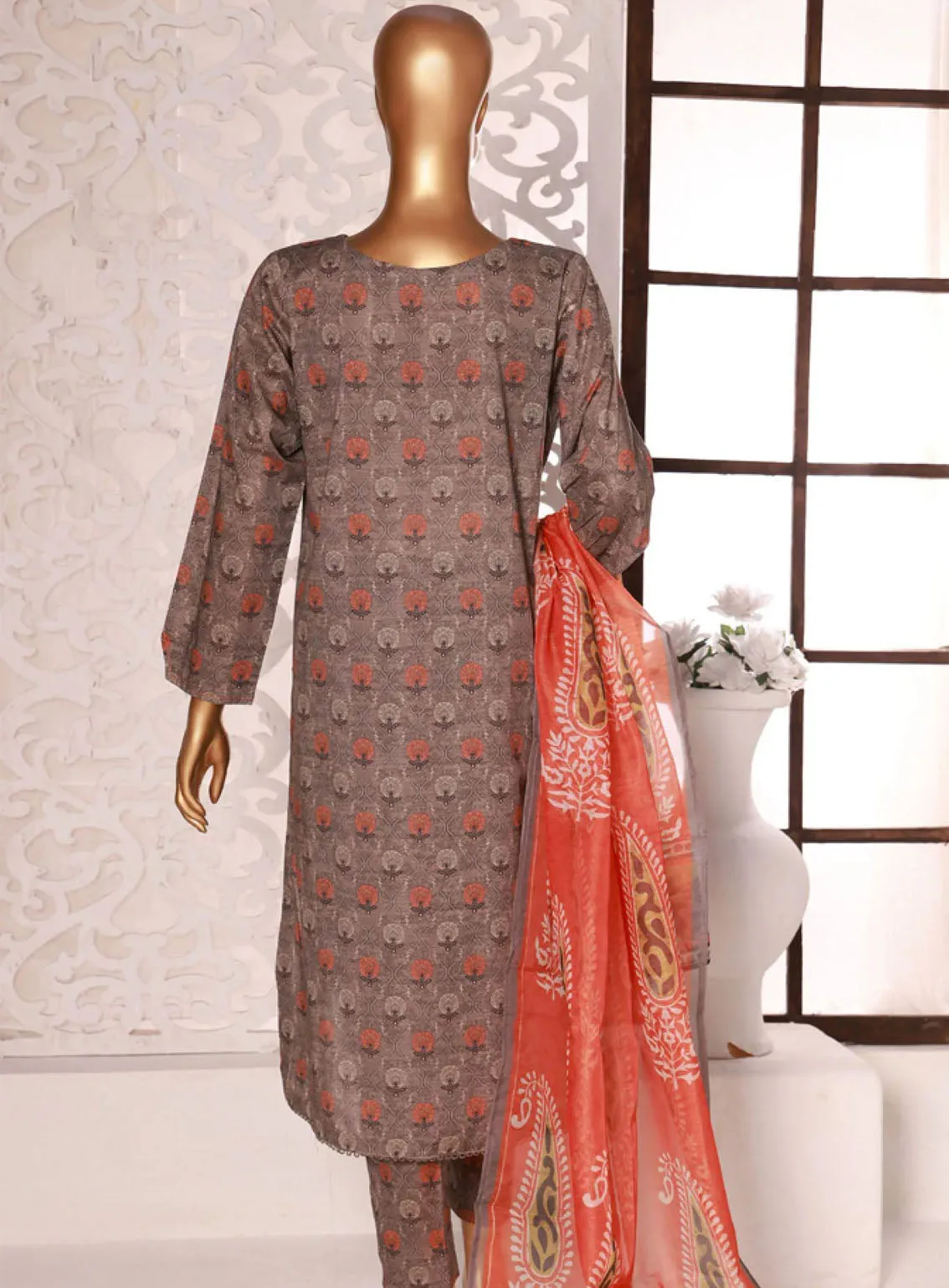 Kaavish By HZ Textile Printed Co-Ords Lawn Stitched Suit - HZ24KPL D-402