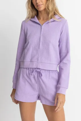 Light Layers Zip Up Lavender