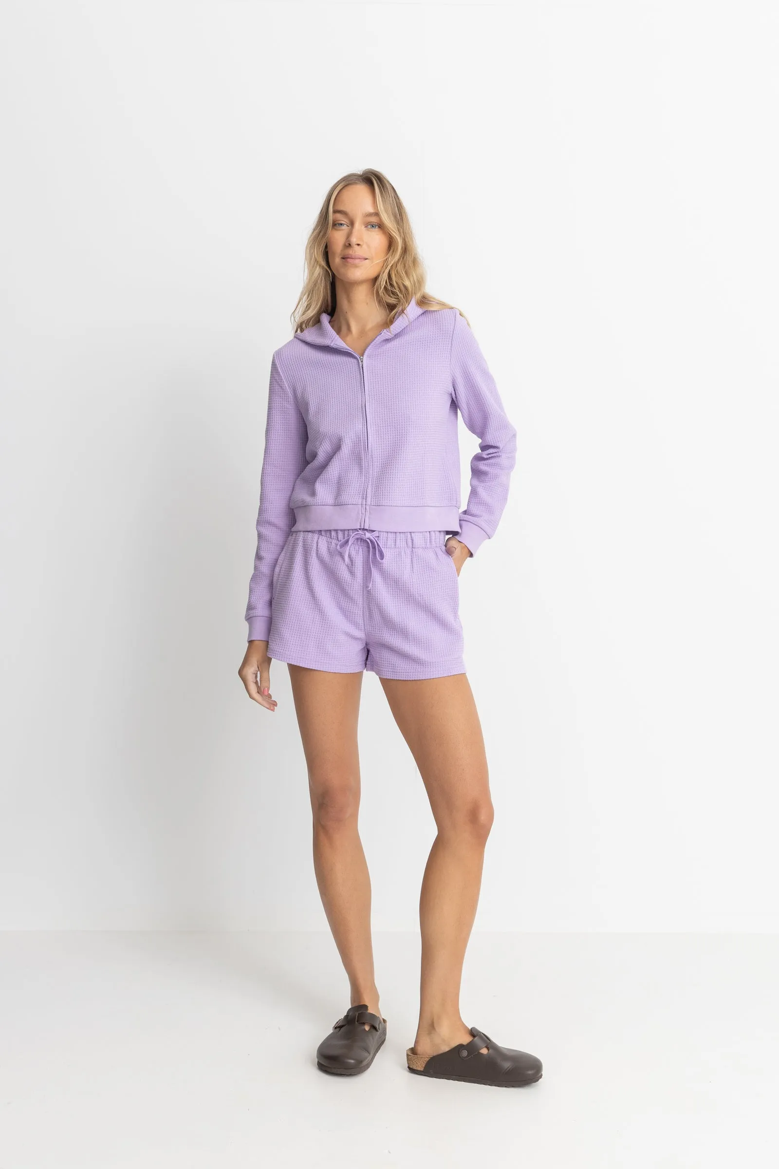 Light Layers Zip Up Lavender